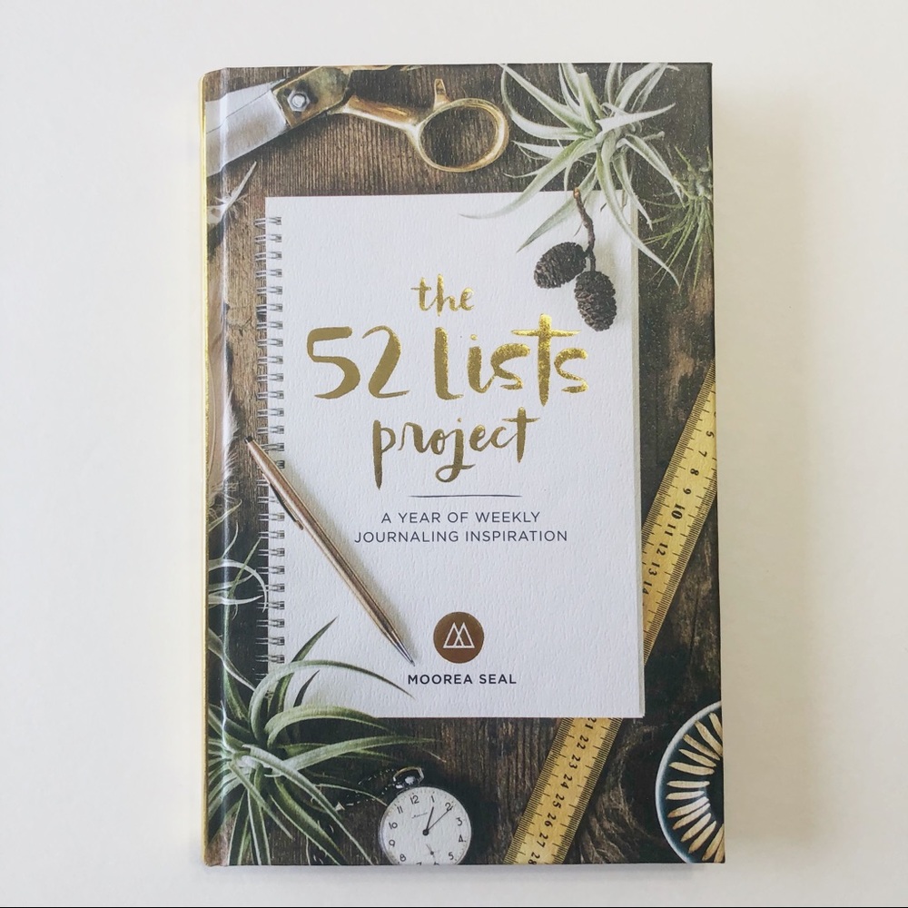 Brand new The 52 Lists Project book